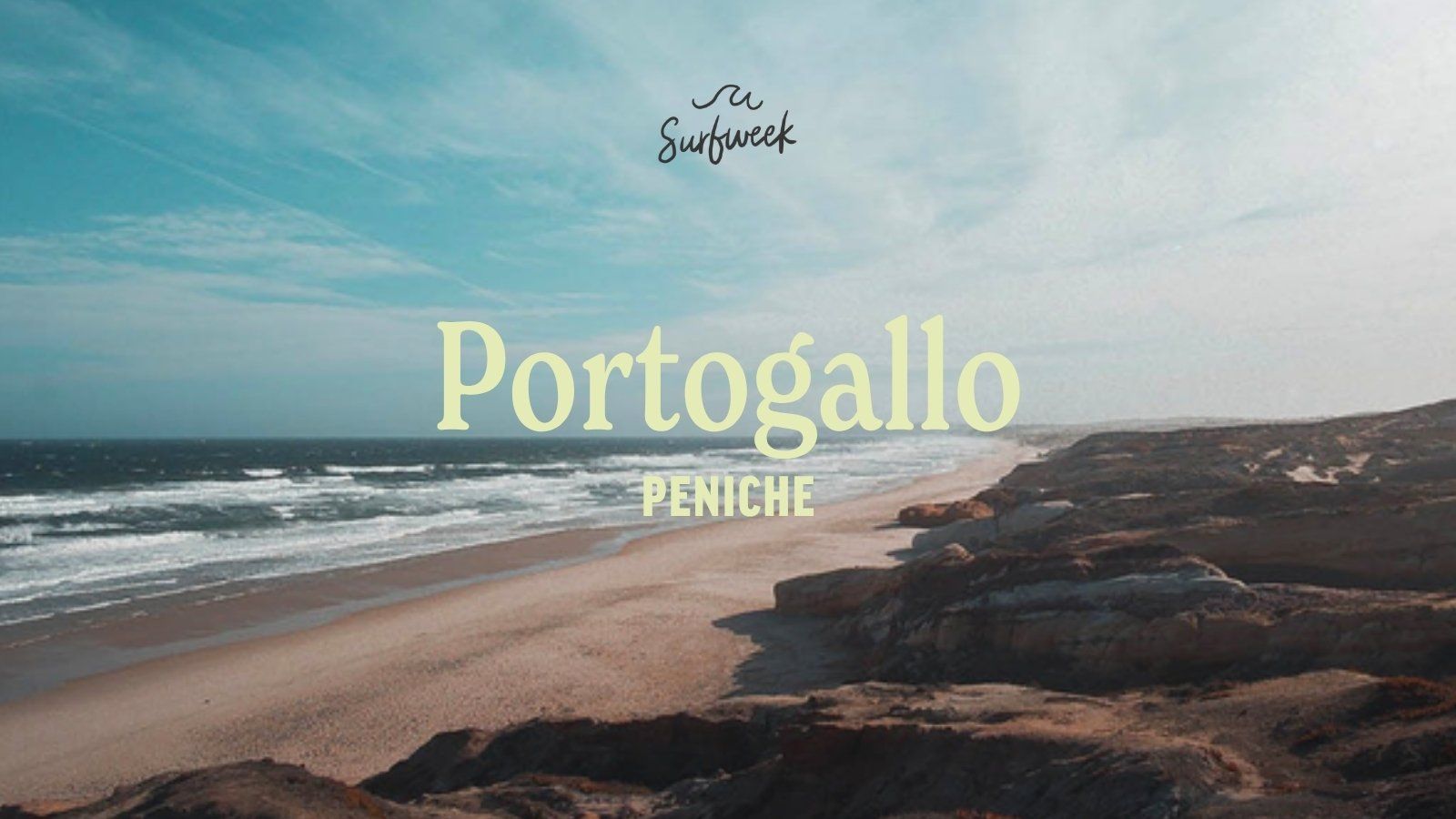 Copertina della brochure Peniche: la spiaggia e le scogliere della costa portoghese