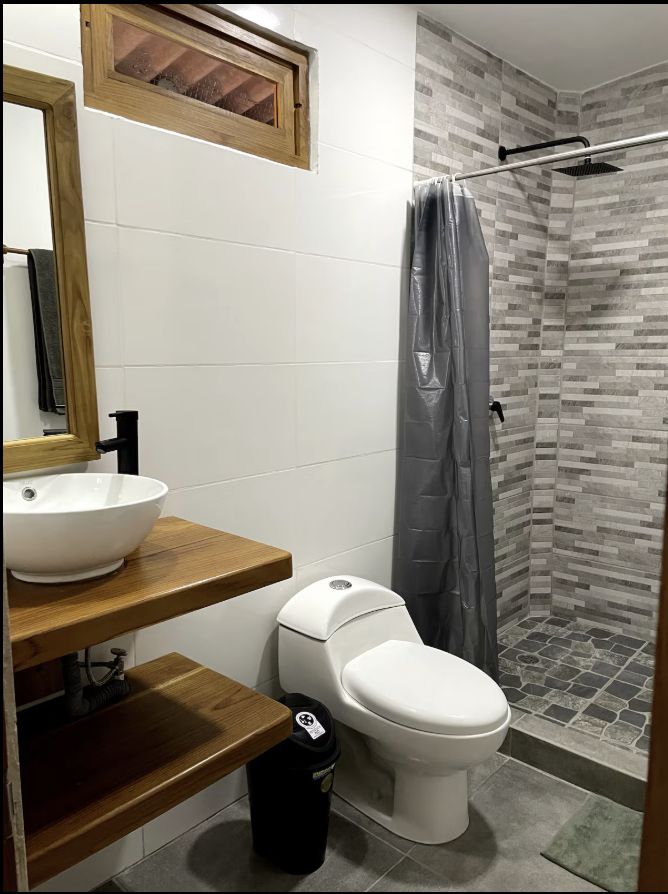 Il bagno privato dell'appartamento