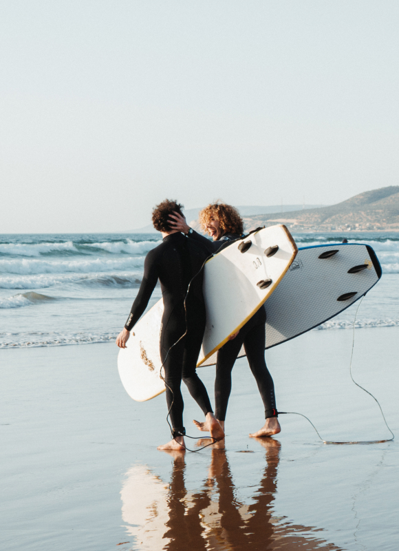 Free surf nel pomeriggio sui line-up marocchini